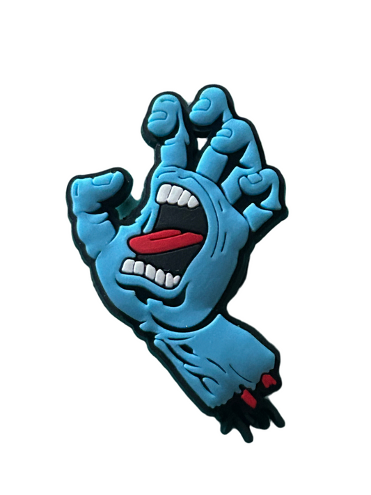 Blue hand